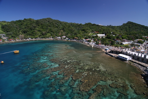 Isla de Roatán en Honduras