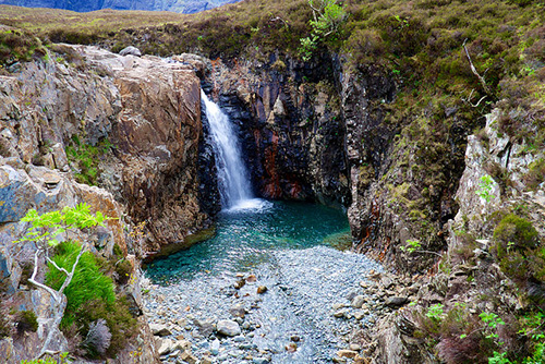 Cascada en Fairy Pools