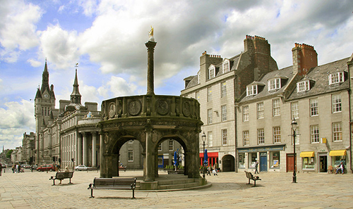Castlegate en Aberdeen