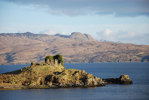 Knock castle en la isla de Skye