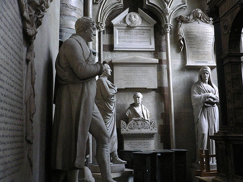 Rincón de los Poetas en la Abadía de Westminster
