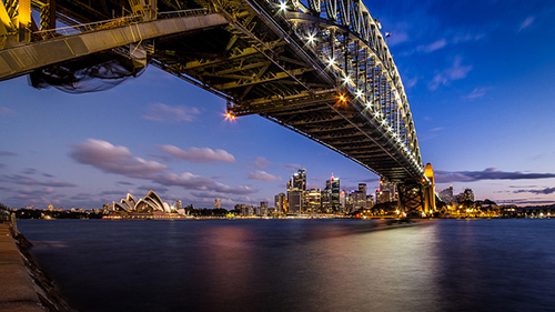 Sidney de noche