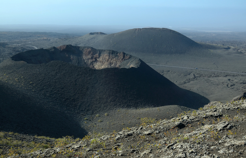 Cráter en Timanfaya