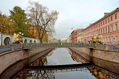 Puente del Banco en San Petersburgo