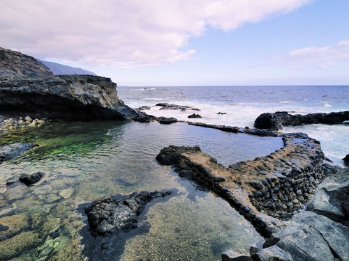 Playa Charco Azul en El Hierro