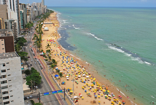 Playa urbana en Recif