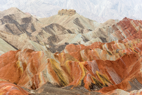 Formaciones rocosas en Zhangye
