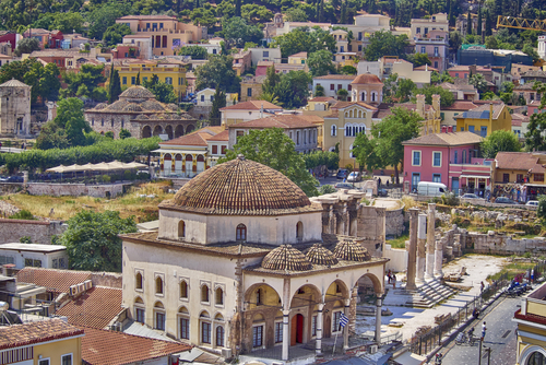 Barrio de Monatiraki en Atenas
