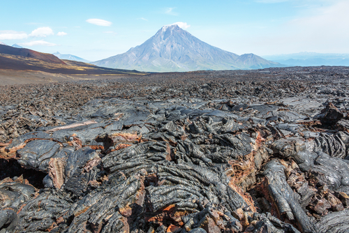 Volcán Tolbachik en Kamchatka
