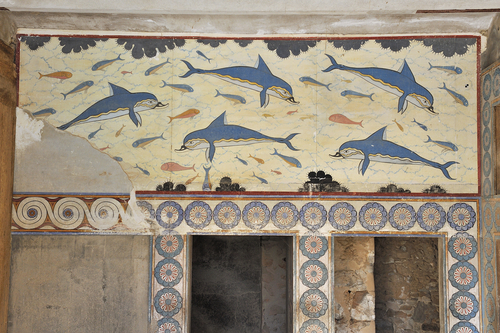 Fresco de los delfines