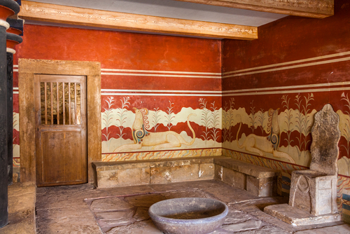 Sala del rey en el palacio de Knossos