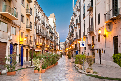 Barrio de Kalsa en Palermo