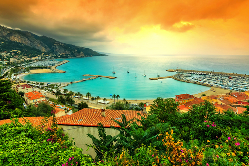 Menton en la Costa Azul