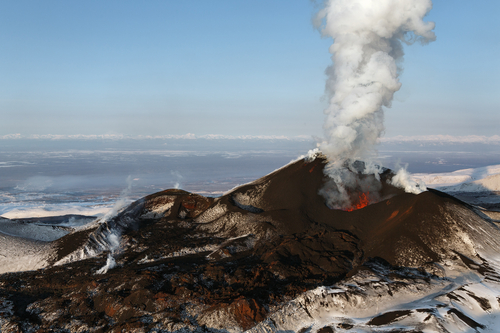 Volcán Tolbachik en Kamchatka