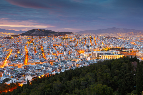 Atenas desde el monte Licabeto