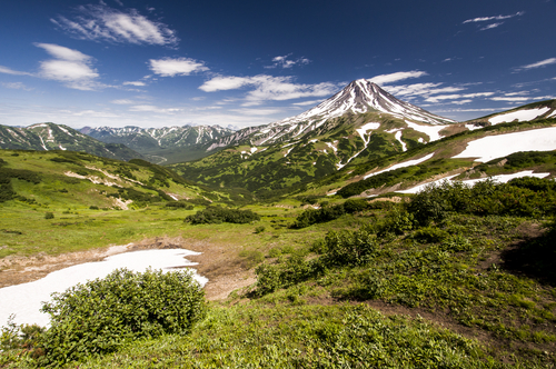 Volcán Shape en Kamchatka