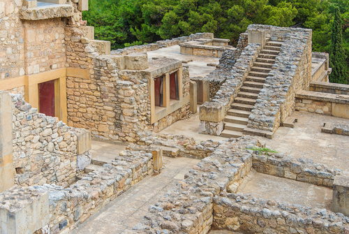 Ruinas del palacio de Knossos