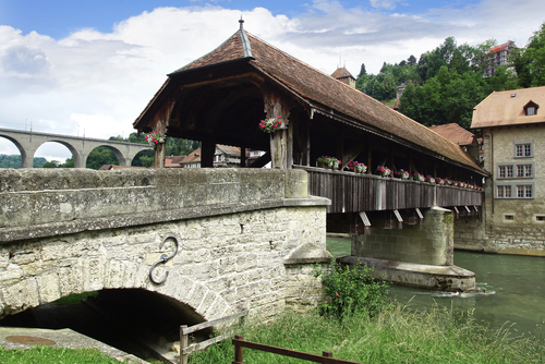 Puente de Berna en Friburgo