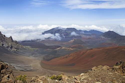 Volcán Haleakala en Hawaii