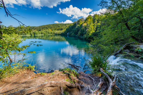 Lago en Plitvice