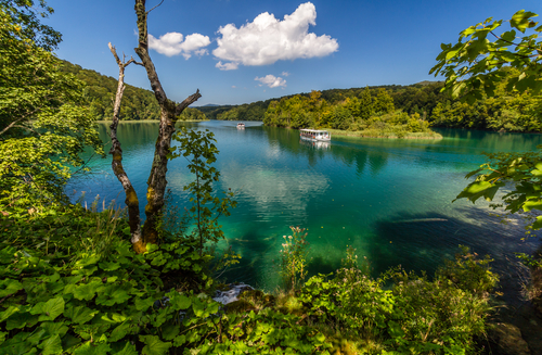 Barcos en Plitvice