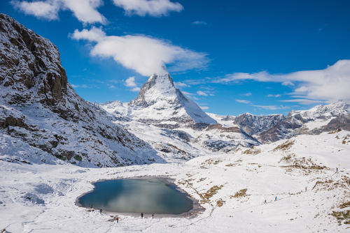 Lago Riffelsee en Suiza