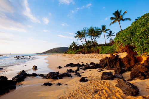 Makena Beach en Hawaii