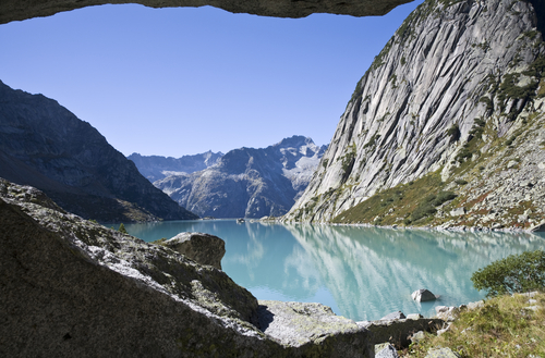 Lago Gelmersee en Suiza