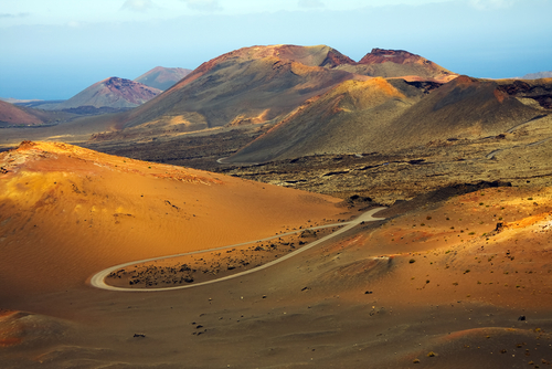 Parque nacional de Timanfaya en Lanzarote