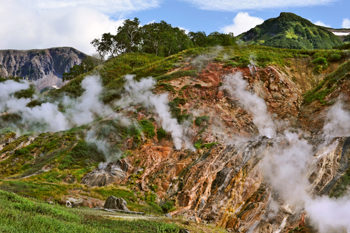 Valle de los Geiseres en Kamchatka