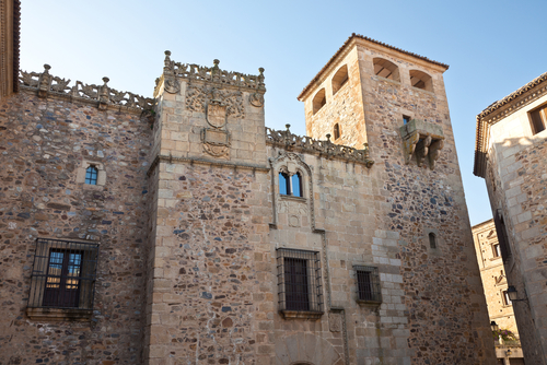 Palacio de los Golfines de Abajo en Cáceres