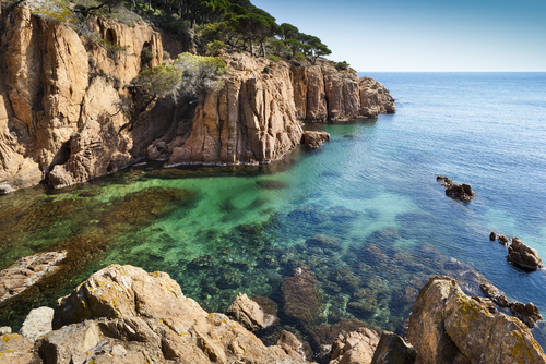 Cala Ametller en la Costa Brava