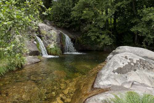 Garganta de la Olla en la comarca de la Vera