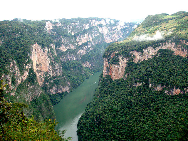 Mirador en el Cañón del Sumidero
