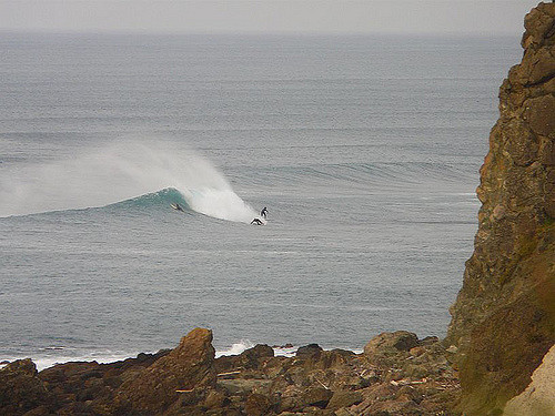 Surfistas en Sopelana