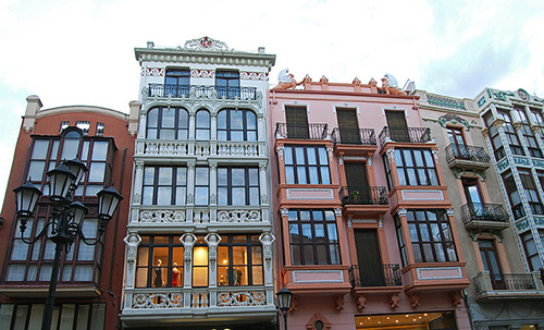 Edificios modernistas en Zamora