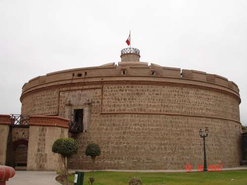 Fortaleza Real Felipe en Callao.