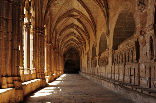 Claustro del Monasterio cisterciese de Santes Creus