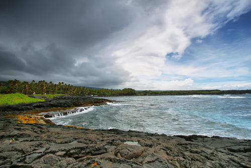 Punalu Beach en Hawaii