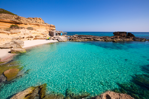 Playa de Es Caló en Formentera