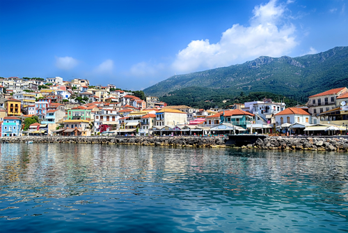 Parga en Grecia, pintoresca y colorida