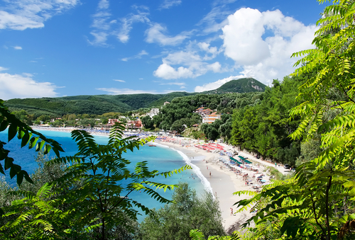 Playa de Valtos en Parga