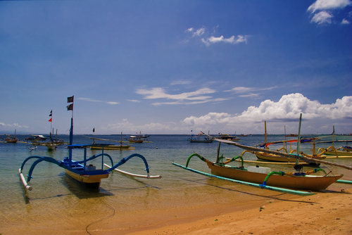 Playa de Legian en Bali
