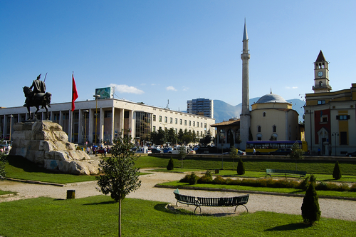 Tirana en Albania