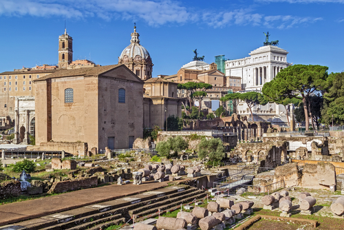 curia en el Foro Romano