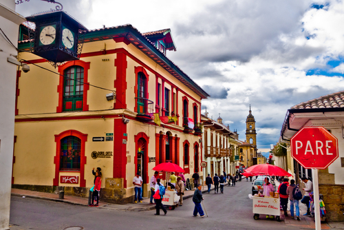 Barrio de la Candelaria en Bogotá
