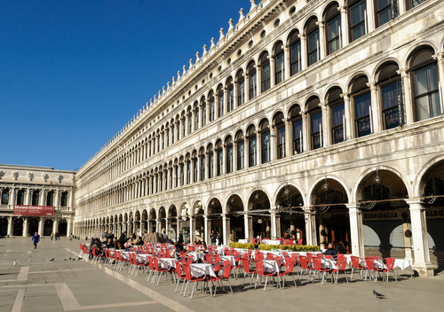 Cafetería Quadri en Venecia