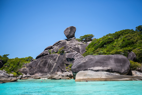 Rocas en Islas Similan