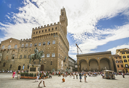 Piazza della Signoria en Florencia