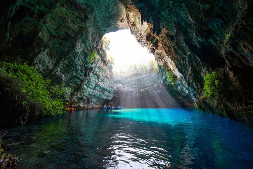 Lago Melissani en Cefalonia